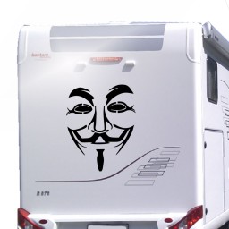 Anonymous unterwegs Aufkleber für Wohnwagen und Wohnmobile